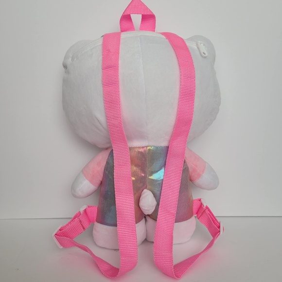 Sanrio Hello Kitty plush doll pink backpack purse New - Picture 7 of 13